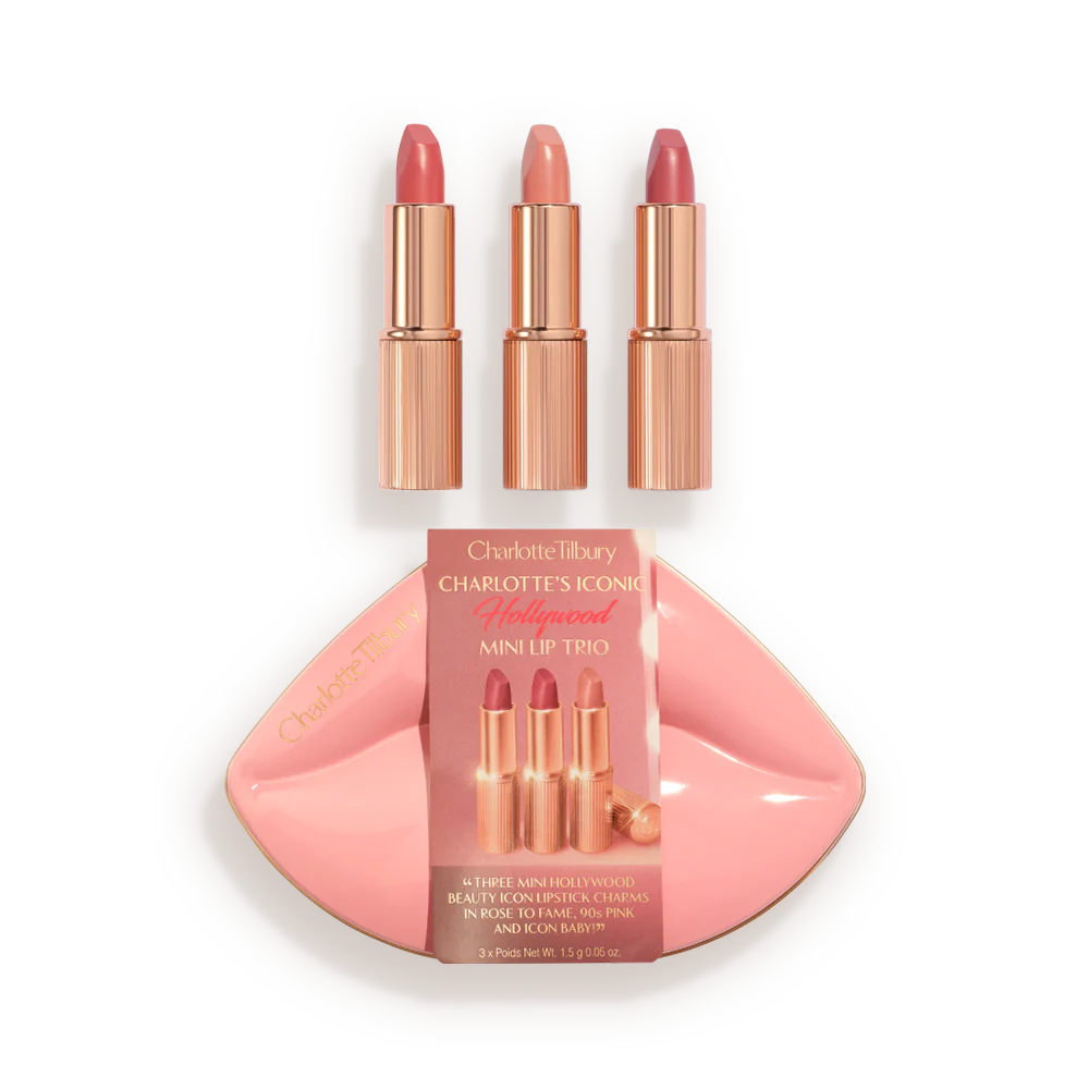 HOLLYWOOD ICONIC MINI LIP TRIO - TRAVEL SIZE LIP KIT