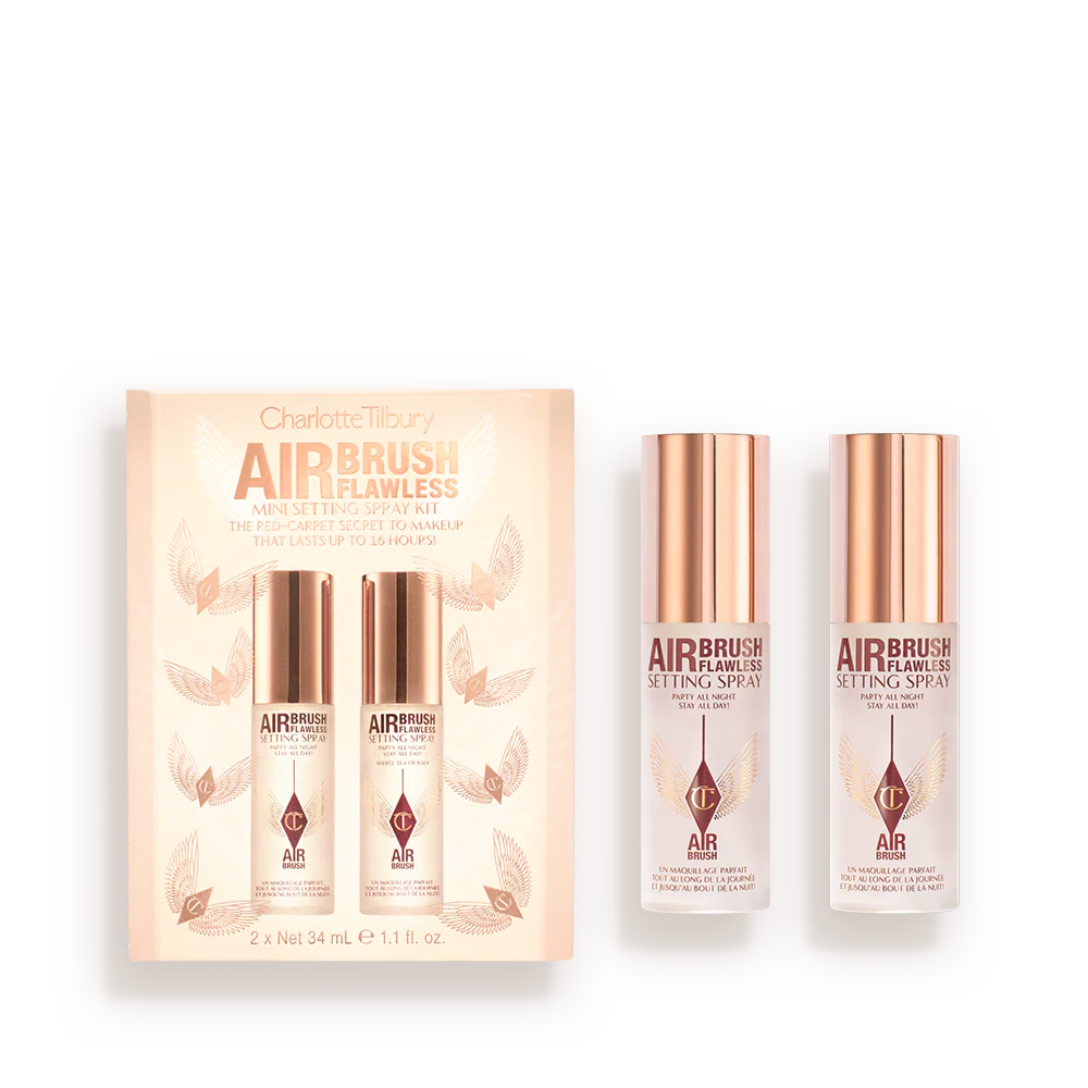 AIRBRUSH FLAWLESS  MINI SETTING SPRAY KIT - TRAVEL SIZE FACE KIT