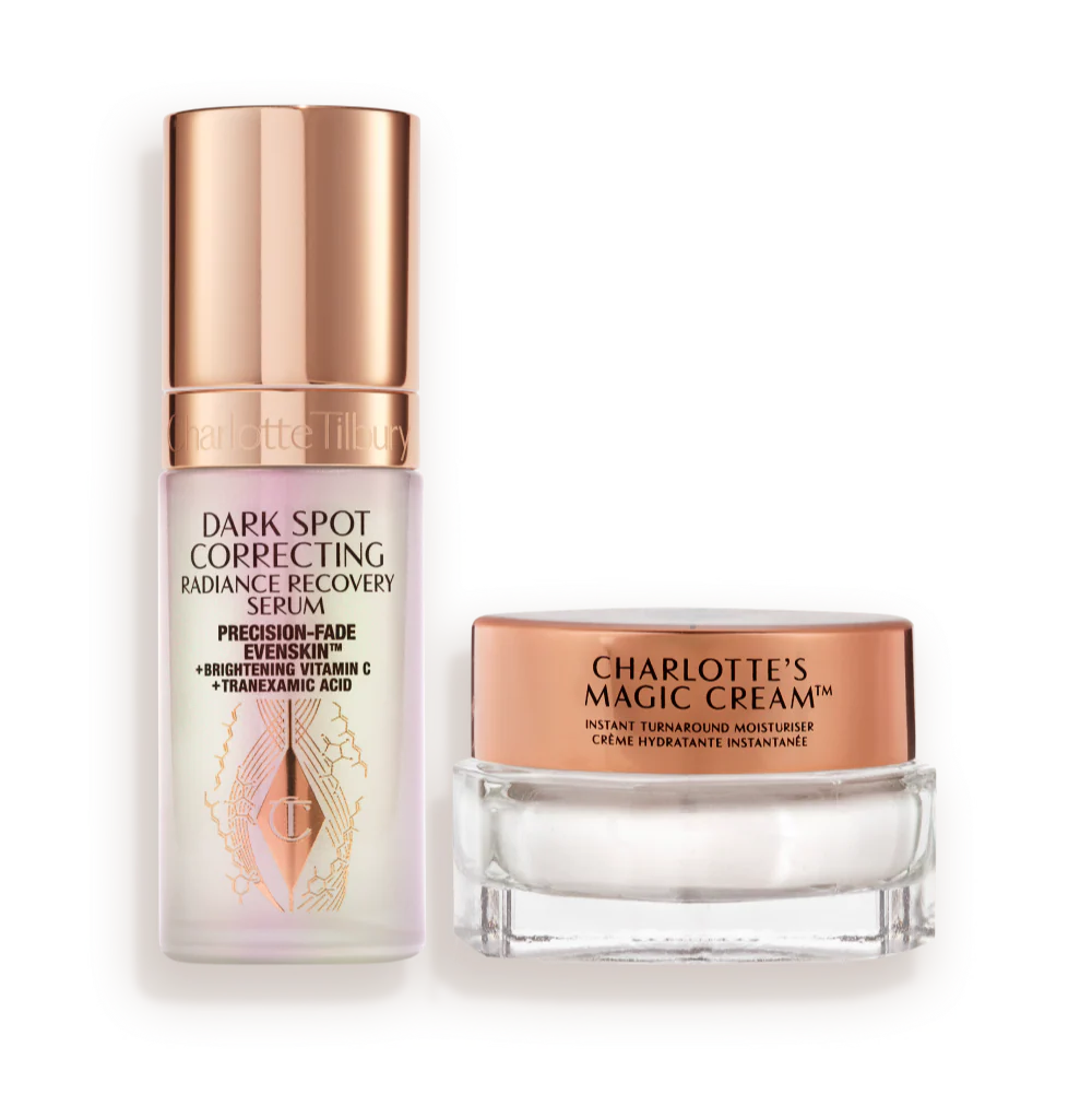 DARK SPOT SERUM & MINI CHARLOTTE’S MAGIC CREAM DUO - SKINCARE KIT