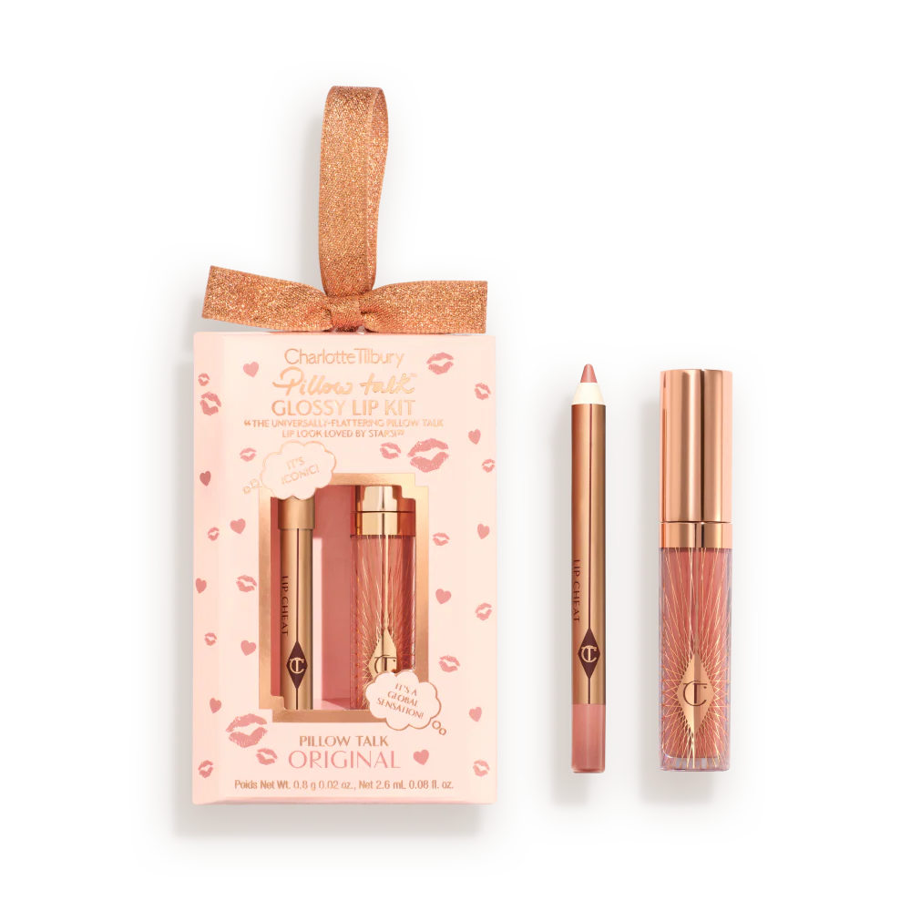 PILLOW TALK MINI GLOSSY LIPS DUO - PILLOW TALK ORIGINAL