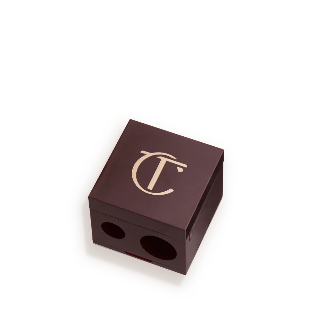 PENCIL SHARPENER - ROSE GOLD & NIGHT CRIMSON