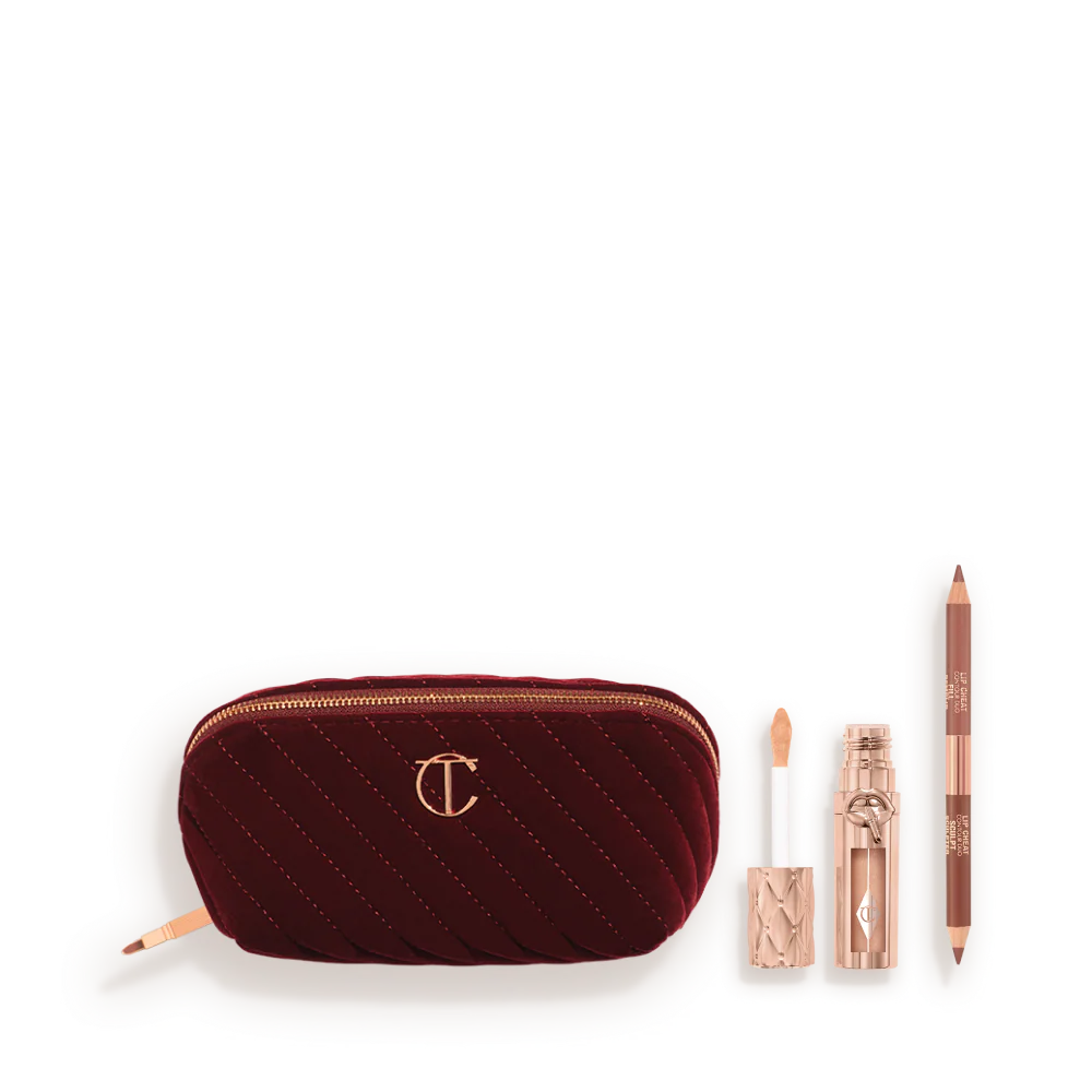 MAKEUP BAG OF LIP SCULPTING SECRETS - LIP KIT & MAKEUP BAG