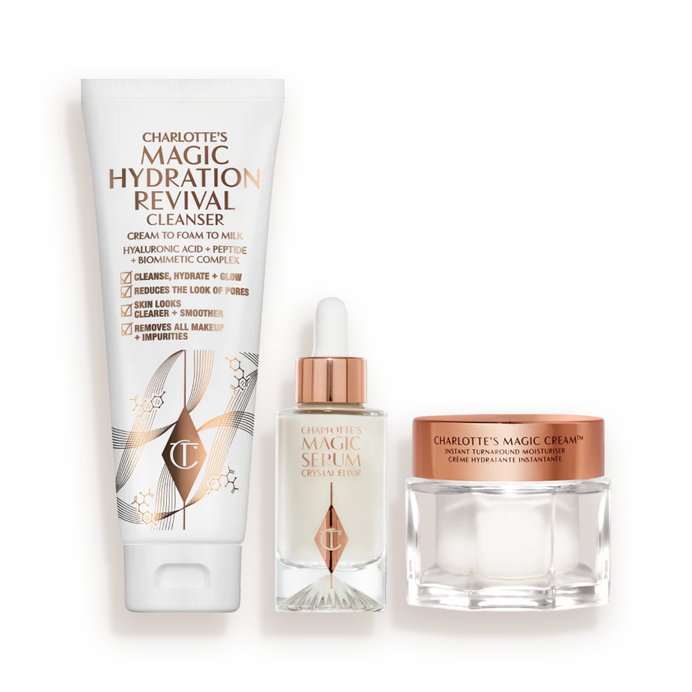 CHARLOTTE’S 3-STEP MAGIC SKIN ROUTINE - SKINCARE KIT
