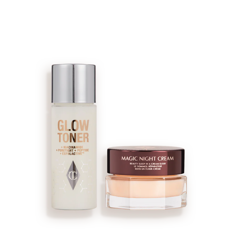 CHARLOTTE’S NIGHT-TIME GLOWING SKIN DUO - SKINCARE KIT