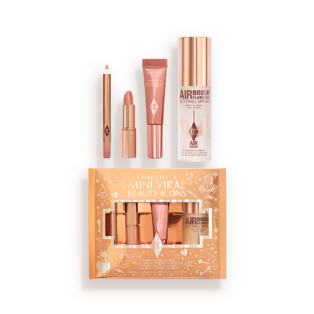 CHARLOTTE'S MINI VIRAL BEAUTY ICONS - TRAVEL SIZE MAKEUP KIT