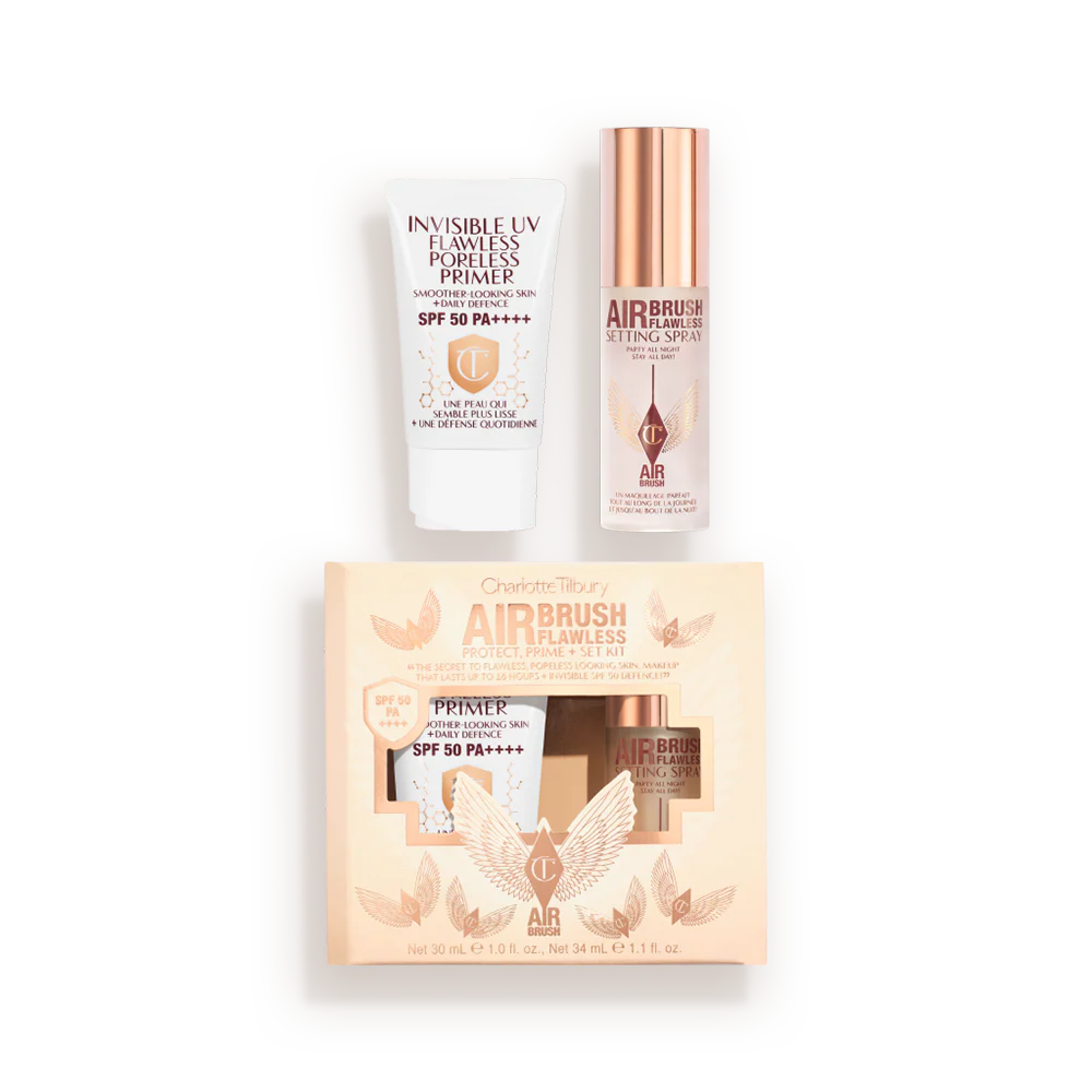 AIRBRUSH FLAWLESS PROTECT, PRIME & SET KIT - FACE KIT