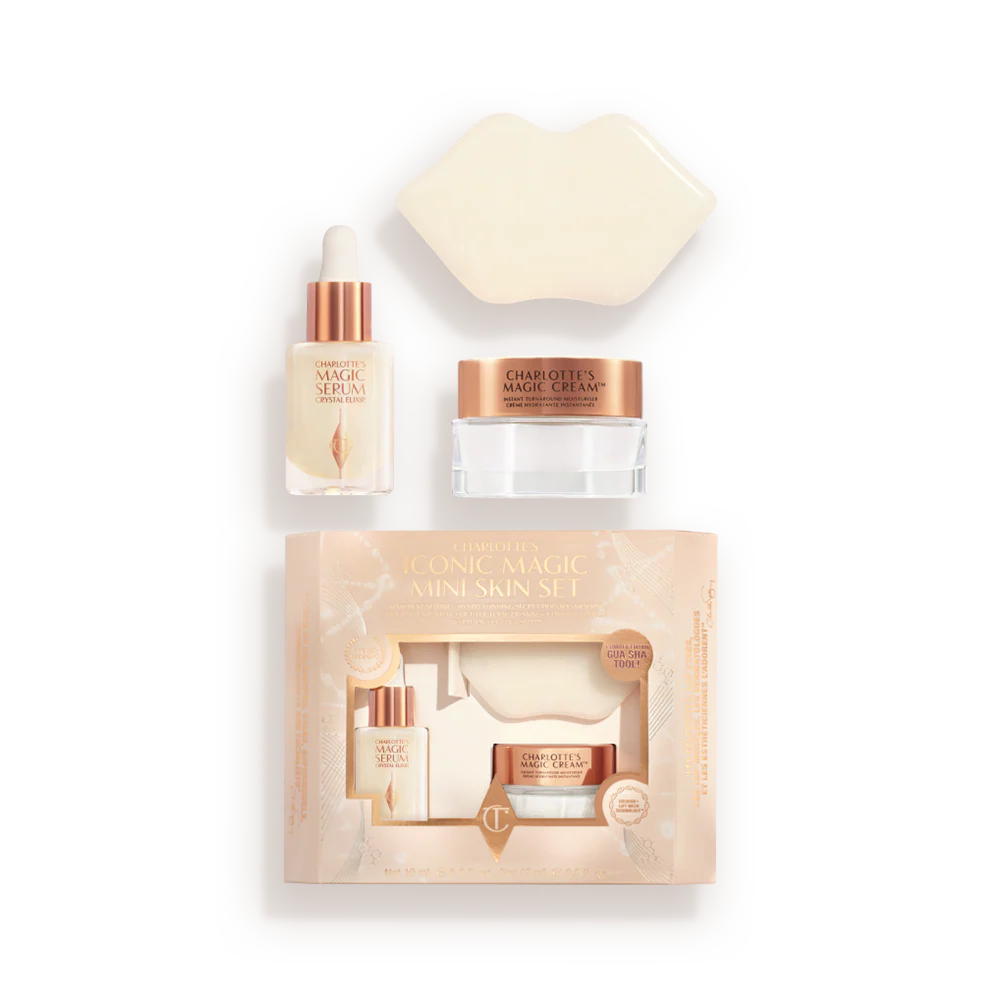 CHARLOTTE'S ICONIC MAGIC MINI SKIN SET - TRAVEL SIZE SKINCARE KIT