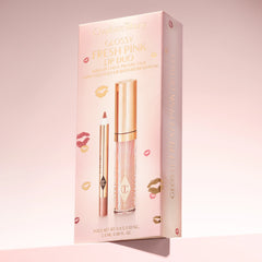 GLOSSY LIP DUO - FRESH PINK